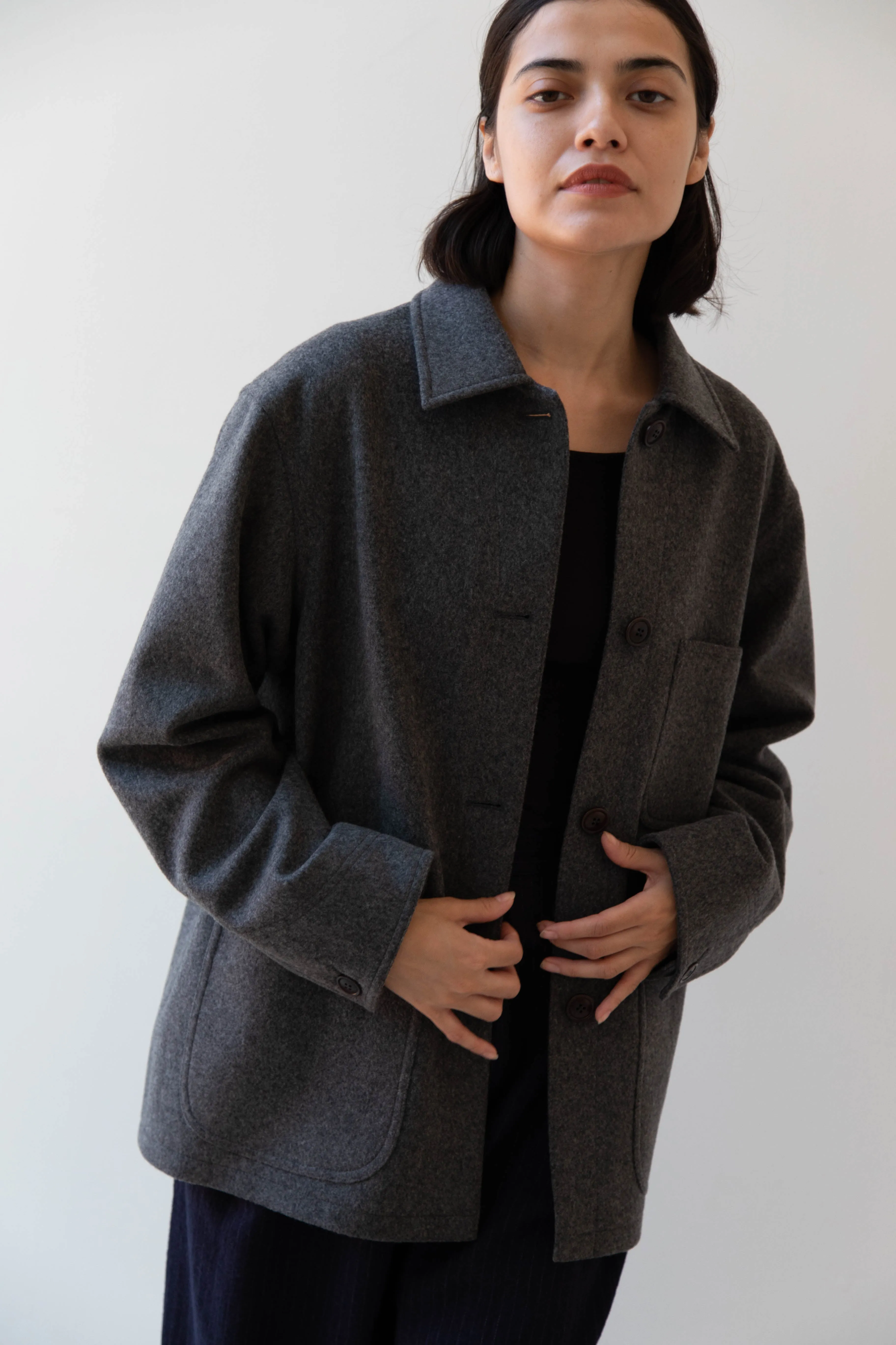 Teder | Highlight Beaver Jacket in Grey