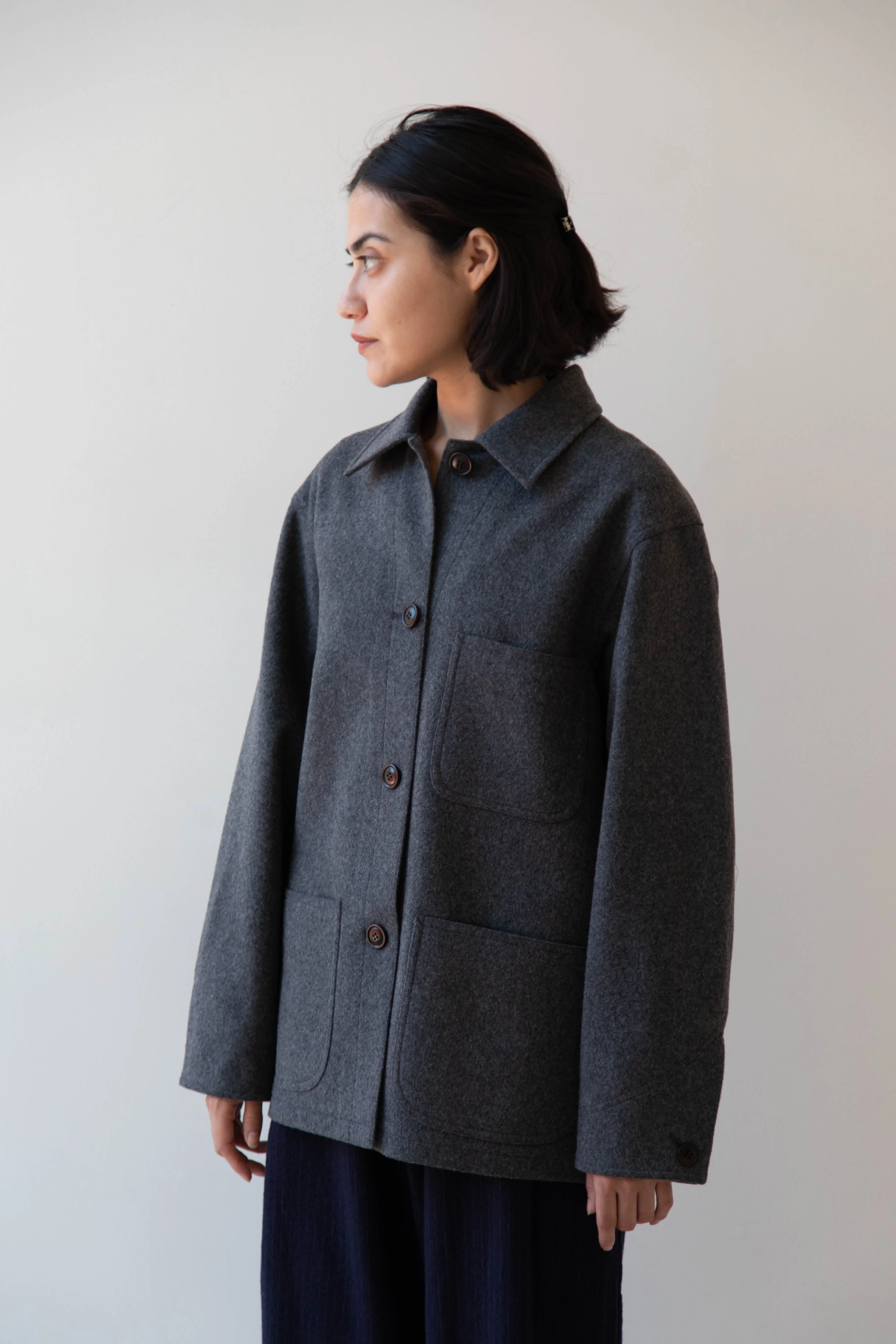 Teder | Highlight Beaver Jacket in Grey