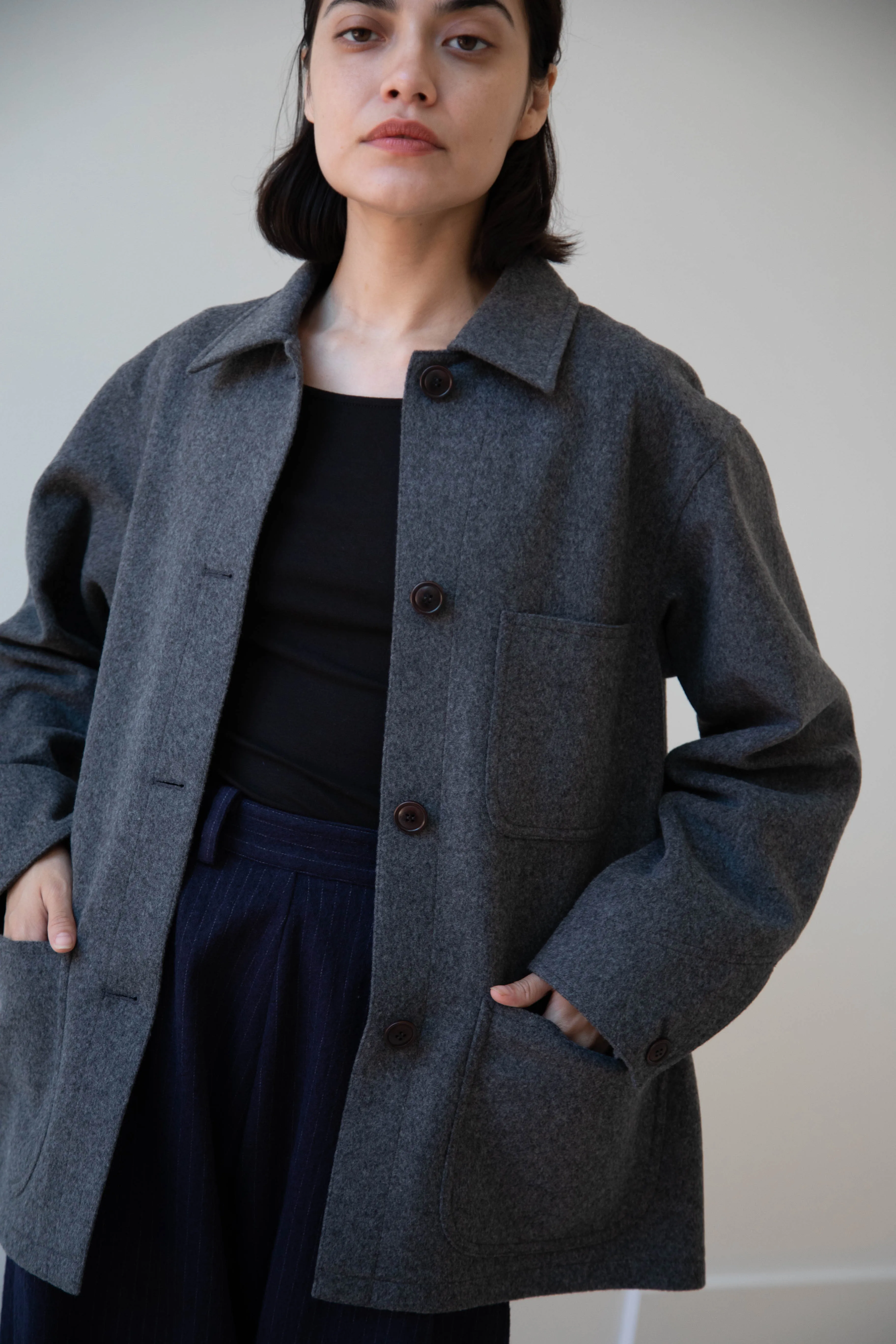 Teder | Highlight Beaver Jacket in Grey