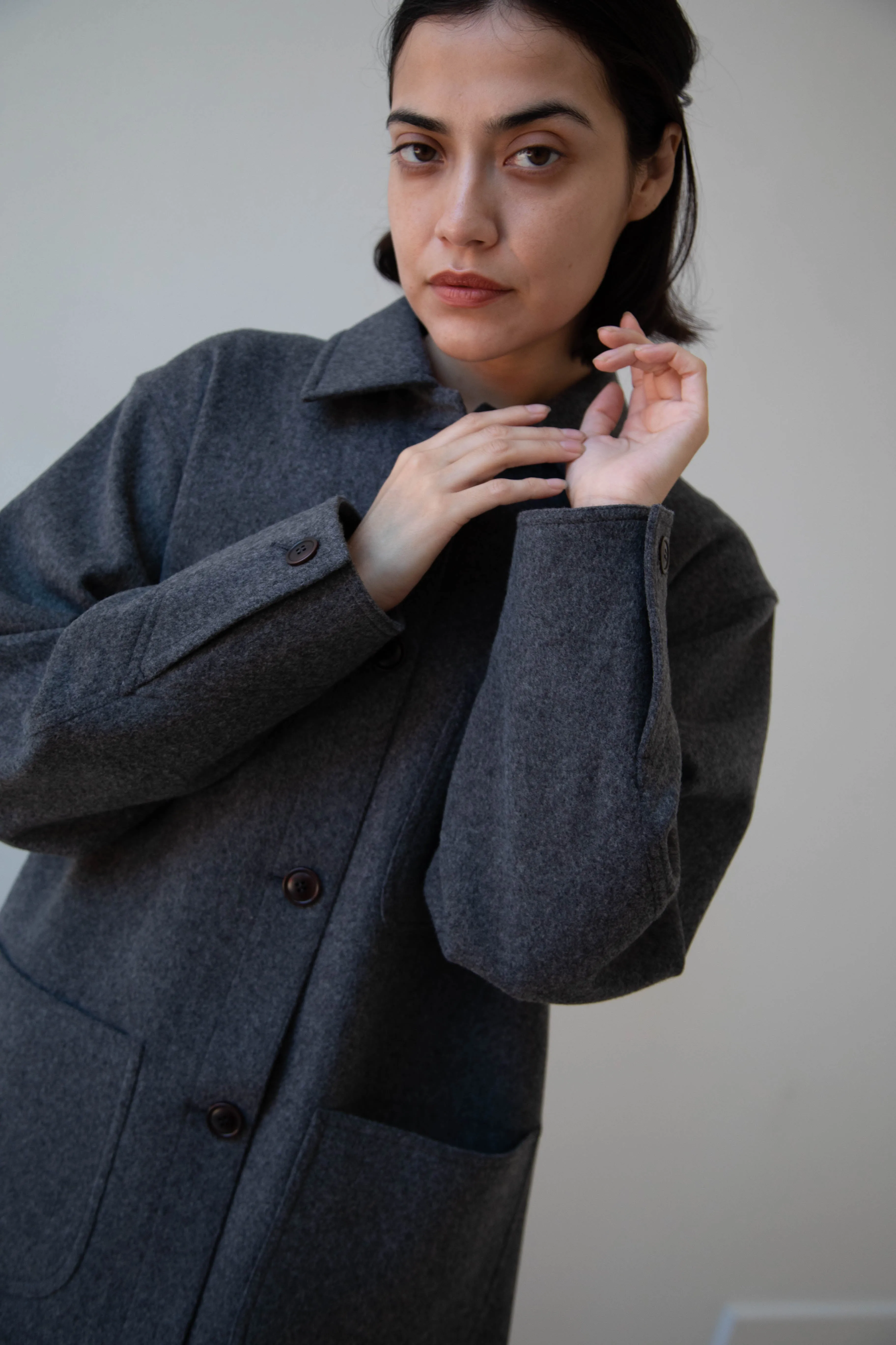Teder | Highlight Beaver Jacket in Grey