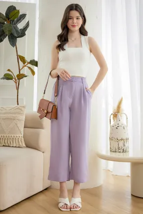 Timeless Culottes Pants in Lilac