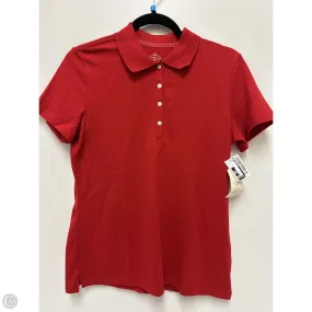 Top Short Sleeve By St Johns Bay In Red, Size: S