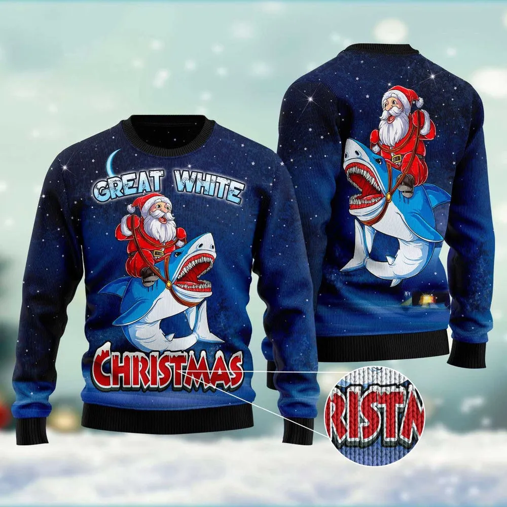 Ugly Christmas Sweater JulesRoche Graphic Design Cotton Winter Cozy