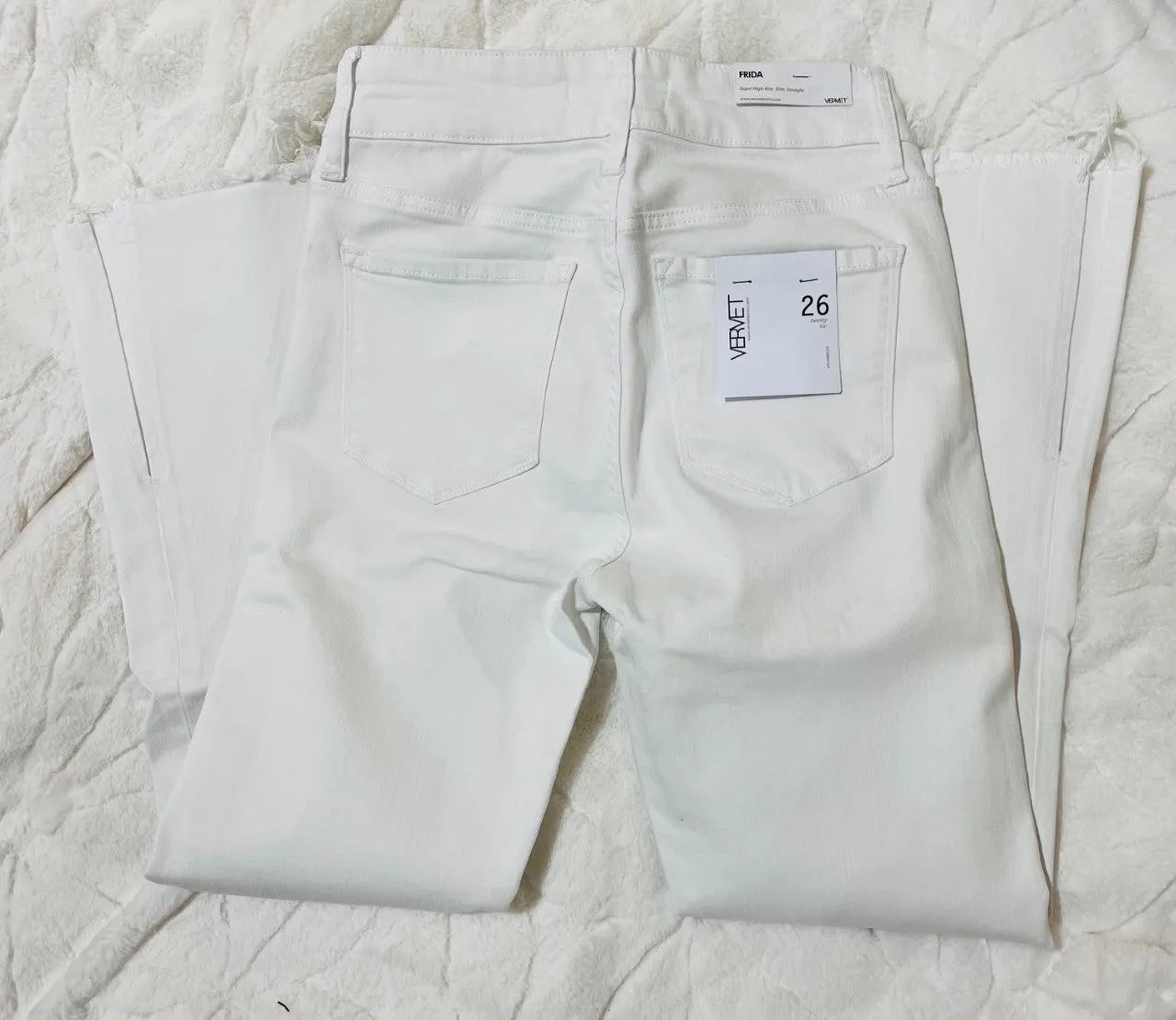 Vervet White Frida Jeans