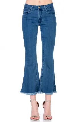 Walk of Fame Culotte Denim Flared Jeans Medium Wash