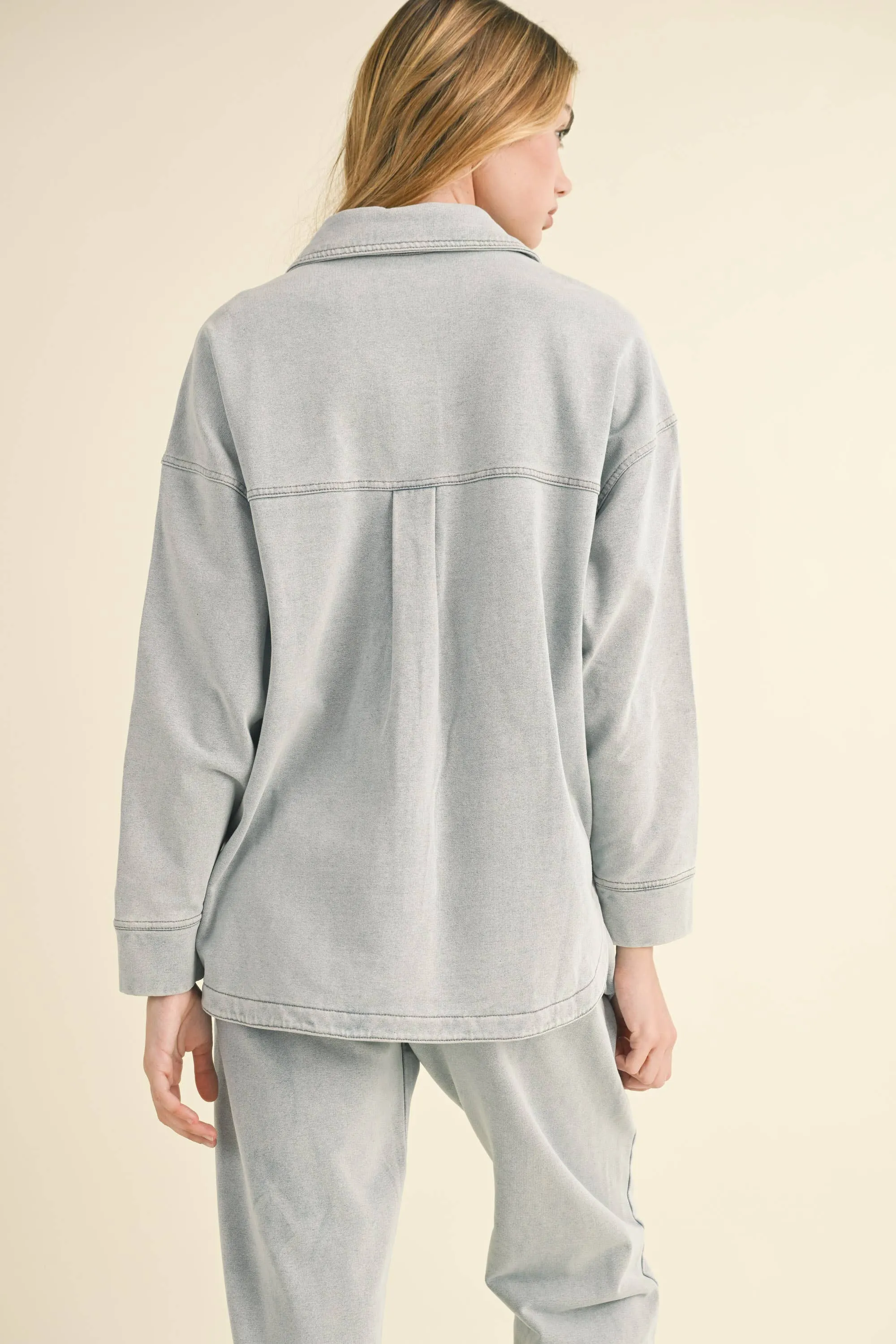 Washed Classic Summer Shacket