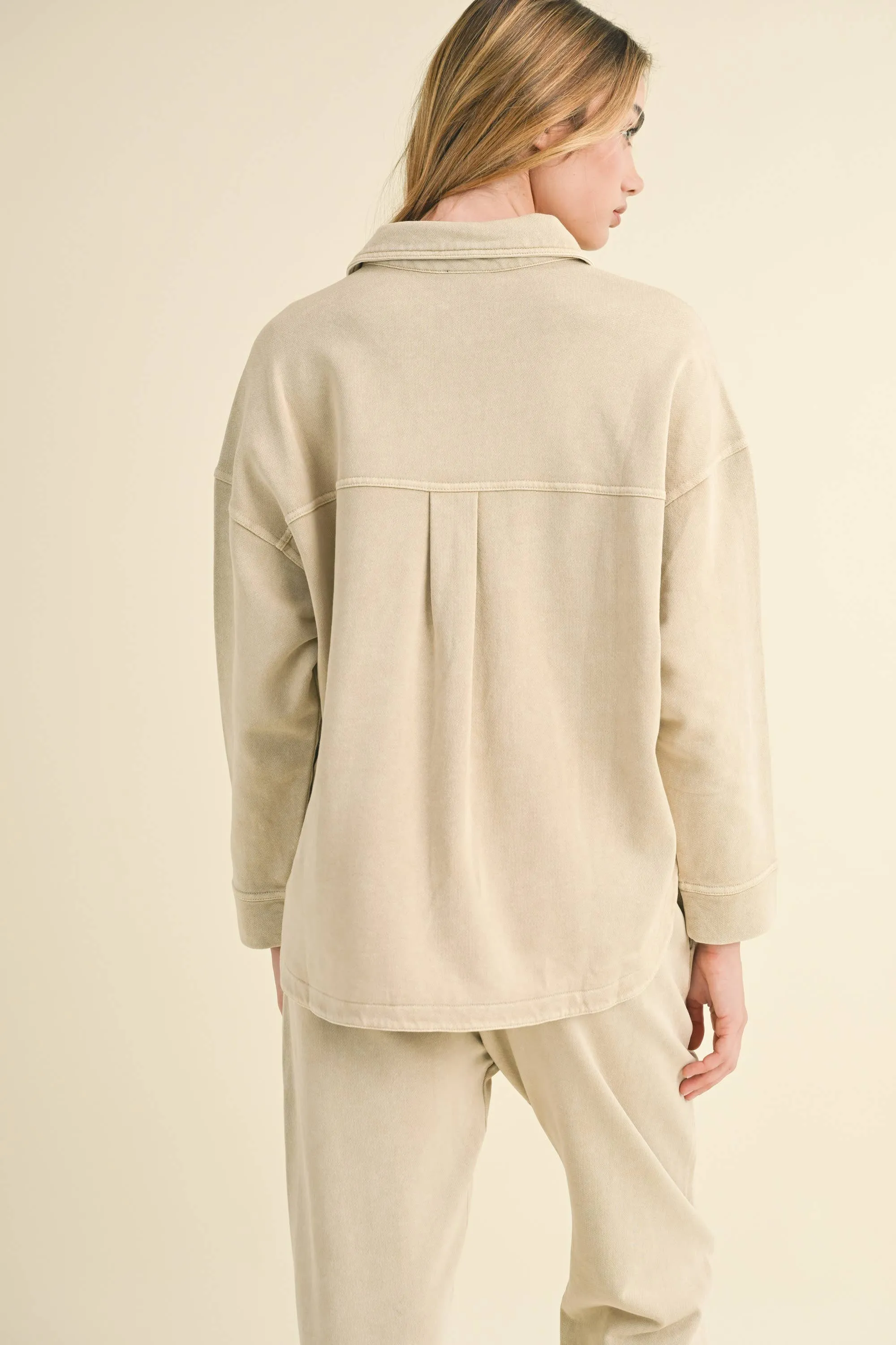 Washed Classic Summer Shacket