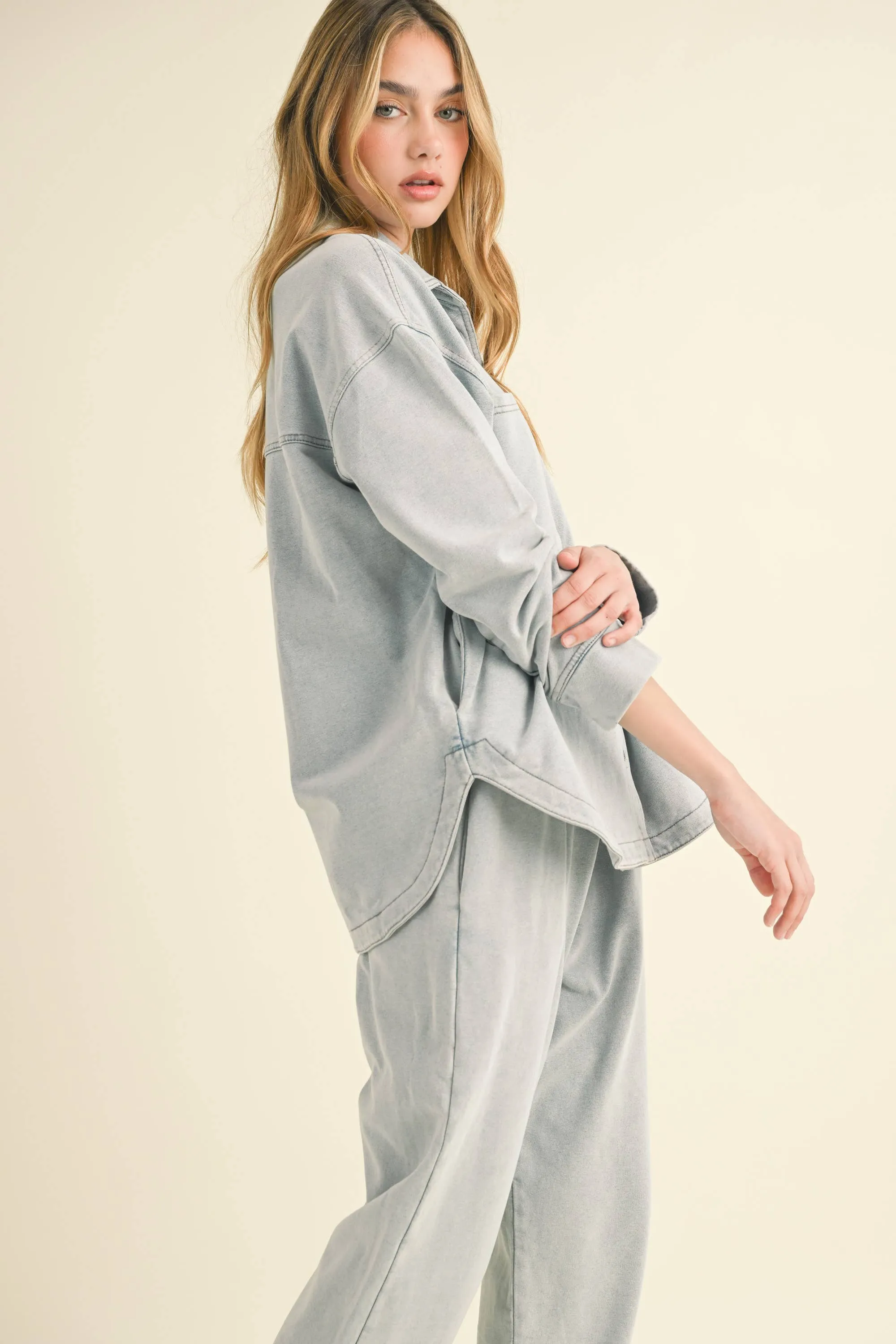 Washed Classic Summer Shacket