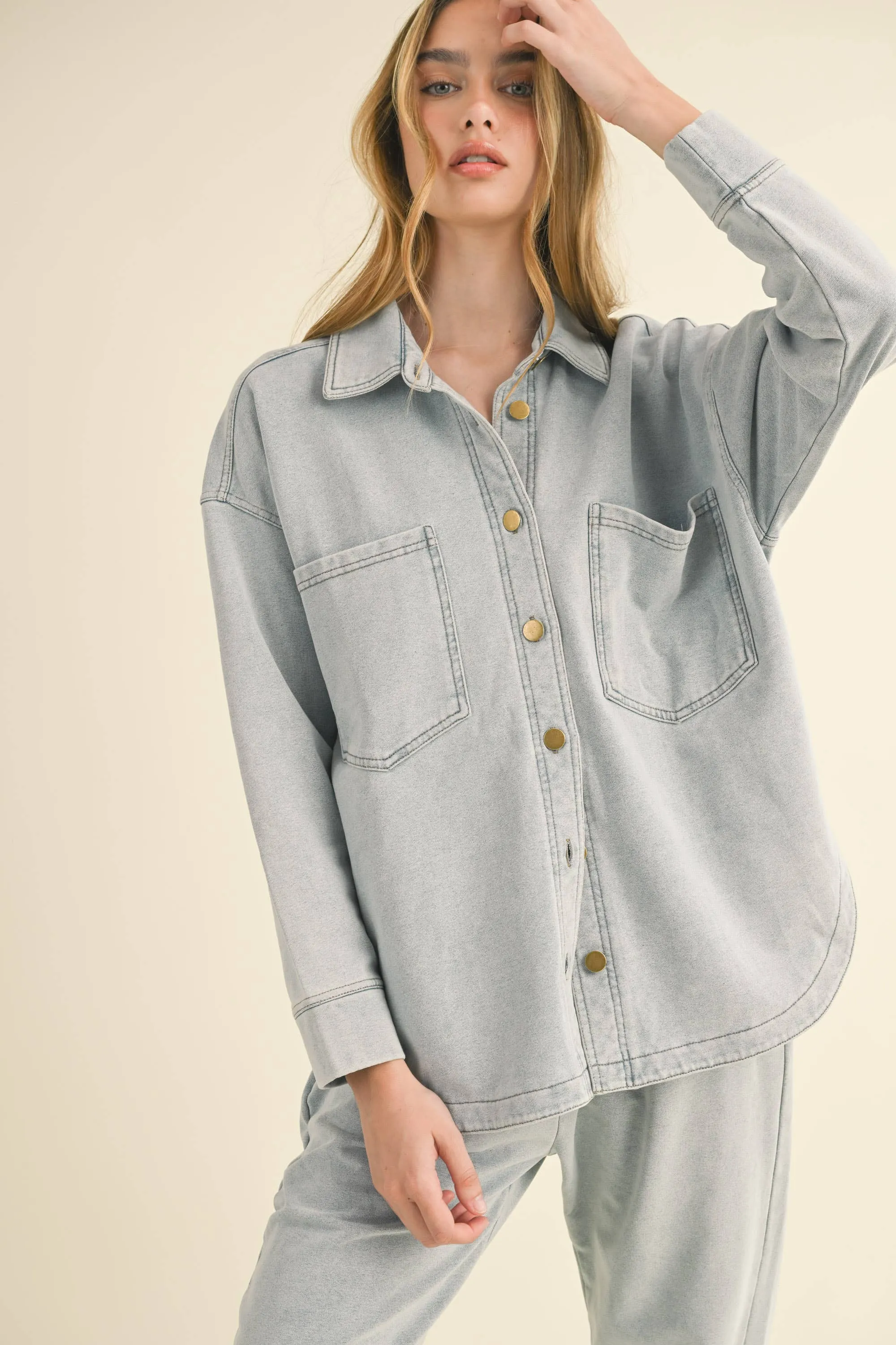 Washed Classic Summer Shacket