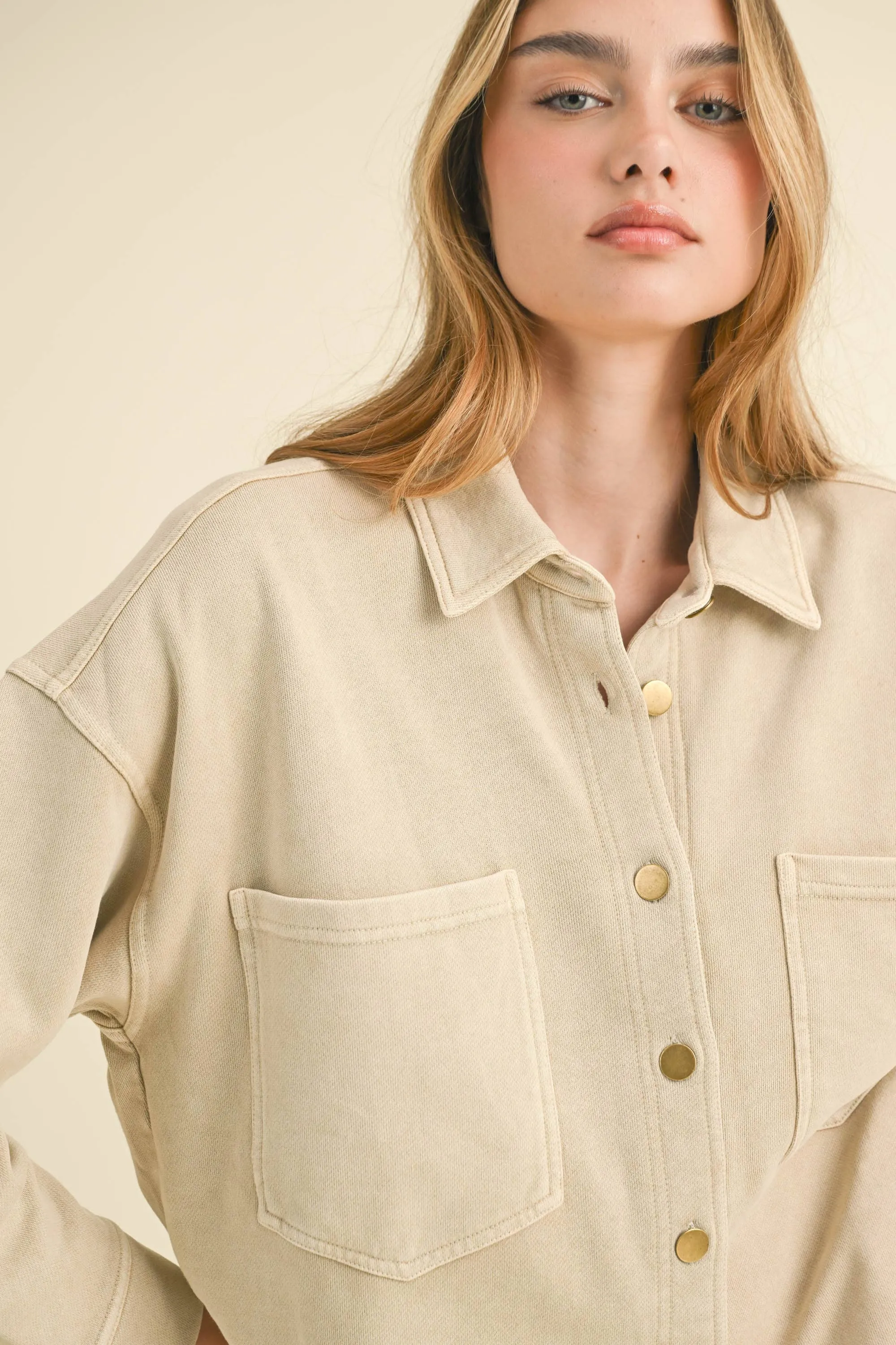 Washed Classic Summer Shacket