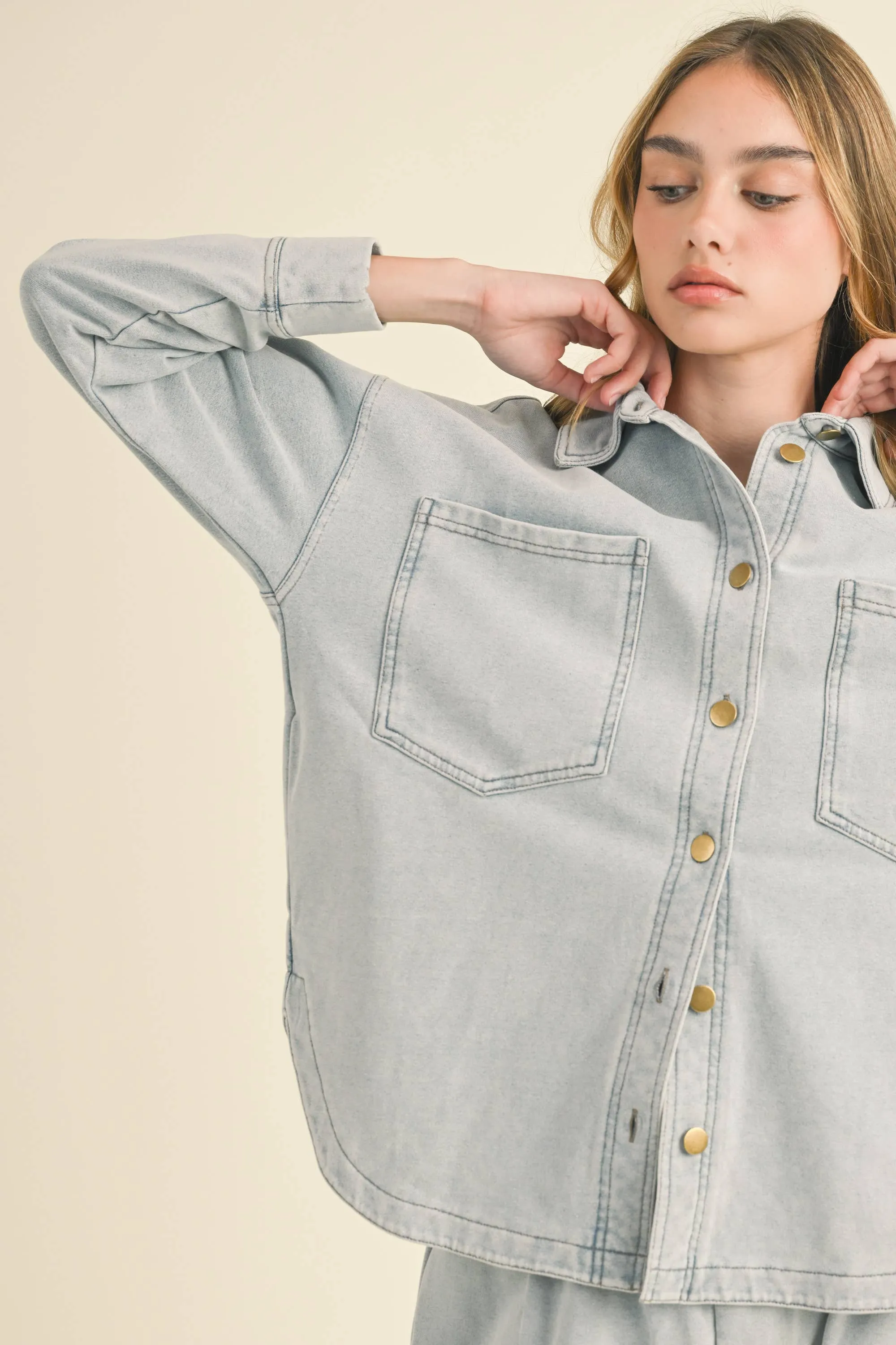 Washed Classic Summer Shacket