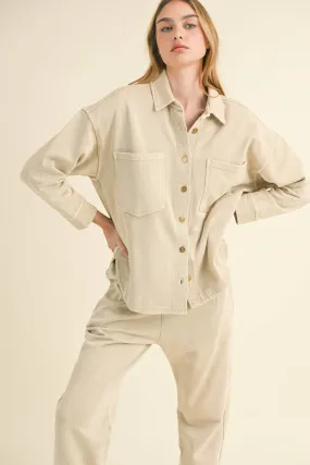 Washed Classic Summer Shacket